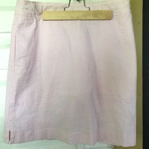 Vineyard Vines pink seersucker skort • size 6